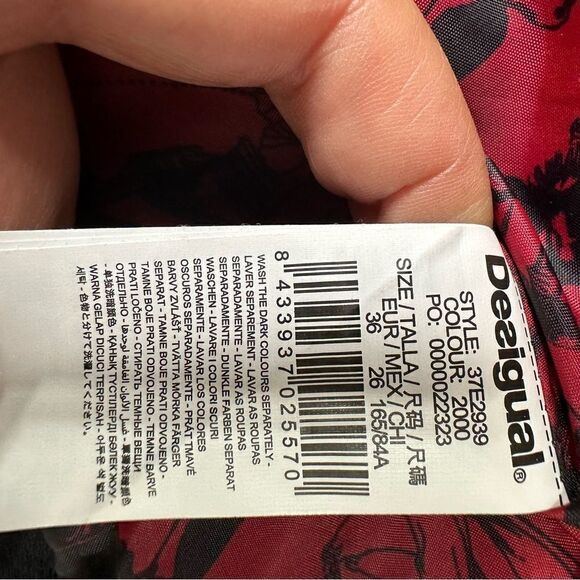 Desigual Black Brocade Blazer - Picture 13 of 15